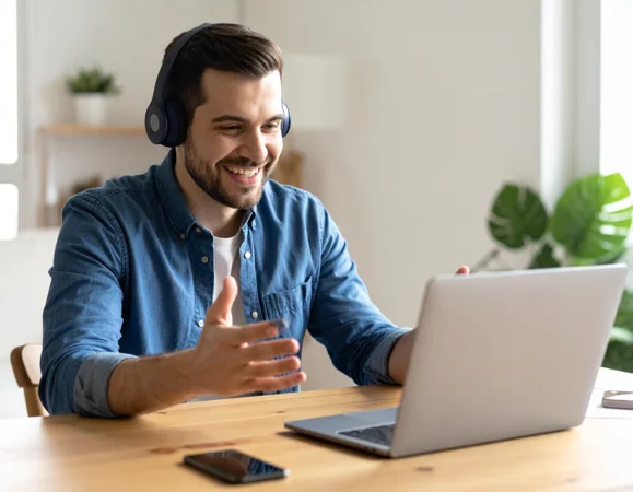 Online lesson in progress