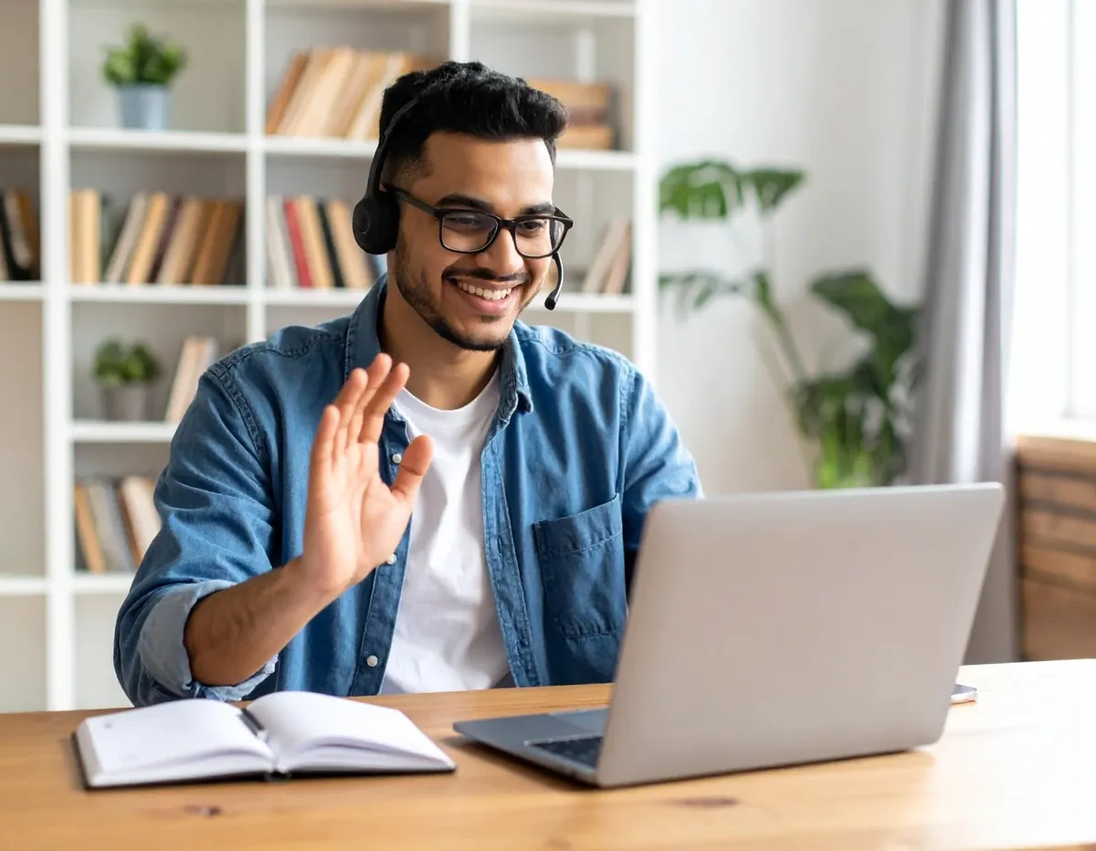 Online Japanese lessons for JLPT preparation – teacher and student studying via Zoom